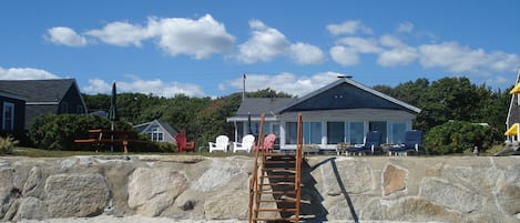 View of Cottage from beach