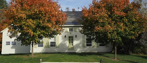 Front west facing door of main house. 