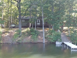 Dock & shore. Lake level is high!
