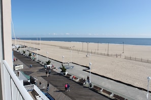 View of boardwalk from balcony