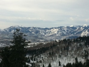 View of Park City ski resorts