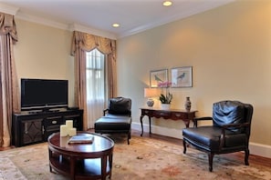 Sit and relax in our living area perfect for reading or watching television. 