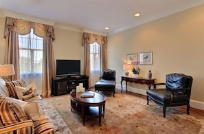 Sit and relax in our living area perfect for reading or watching television. 
