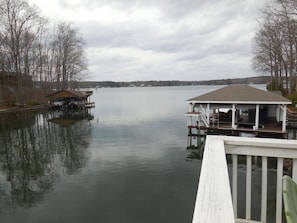view from boat dock