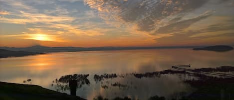 Sunset from master bedroom balcony