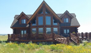 Backview of the Treehouse Lodge.  