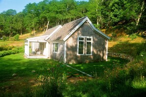 Front Porch, Back Patio and Parking Area