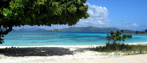 Sapphire Beach, and our shuffleboard area