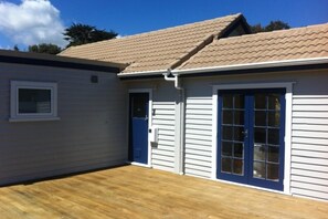 Large deck out the back, nice and private