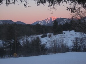 Sunset on Whiteface. Same backyard view, but always something new to gaze upon.