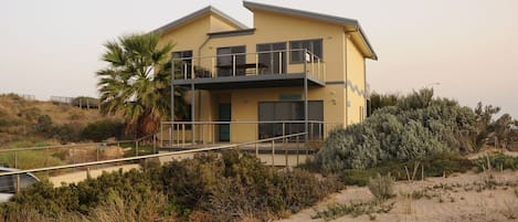 Front view of the house