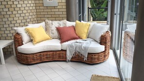 Lounging in Comfort, inside and out