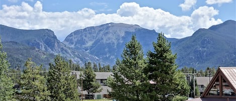 Naked eye view of Mt. Harris (aka Baldy) from the condo