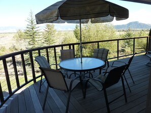 Large Wrap-around Deck With Beautiful Views Across the Valley to the Mountains