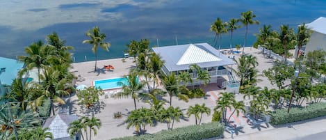 Resort Style Living, but with plenty of space! Located on 3 ocean front lots!
