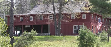 Bear Creek Lodge view from Big Creek River