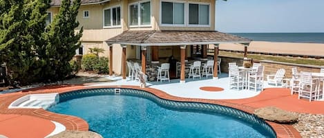 Aerial View of Private Pool Area