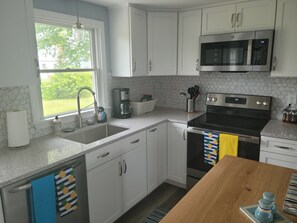 Fully stocked kitchen