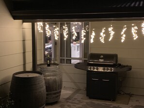 Decking with BBQ
