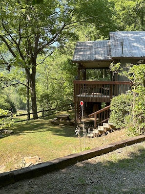 Cabin Yard - Picnic Table