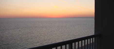 Sunset from the condo balcony