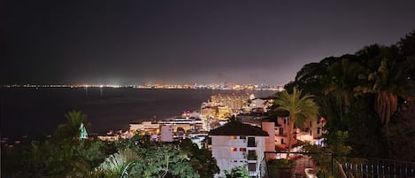 Night view from private terrace