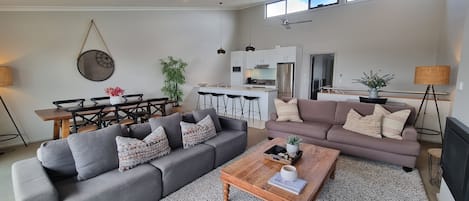 Stockyards 2, Jindabyne - Upper Level - Kitchen, Living, Dining all with views