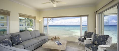 Living Room - Spacious, bright, panoramic view.