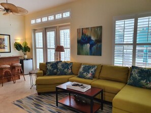 Indoors or out, the house is designed to help you completely unwind.