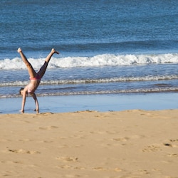 fun at the beach- great for kids with a gradual drop-off and warm ocean water