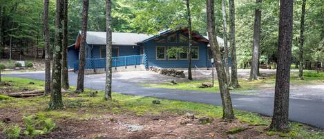 Exterior - the front 'woods' have paths for playing, bike riding and exploring.