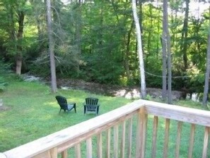 Brook from the side deck