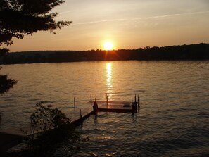 Spectacular sunset view from decks