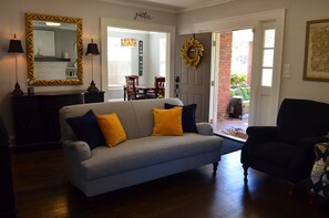 Relax in Hartford House's inviting living room.