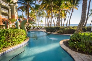 The pools are just steps from the sea. Does it get any better than this?
