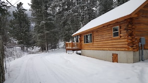 Driveway to the cabin