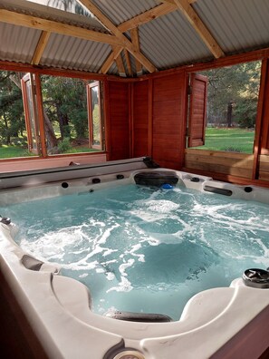 Bubbelpool inomhus