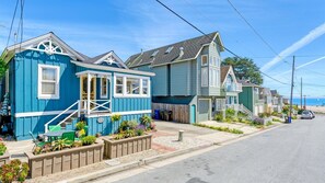 Beach views from street