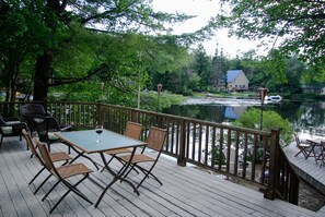 Deck views, outdoor dining and relaxing