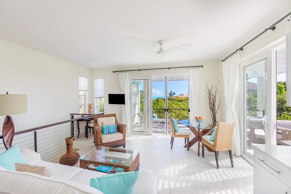 Step into our exquisite ocean-view villa, meticulously designed with a touch of modern elegance. Immerse yourself in the soothing ambiance of natural refreshing breezes that gracefully sweep through, creating a serene and rejuvenating atmosphere throughout your stay