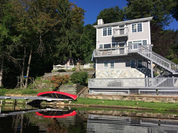 View of the house from the lake