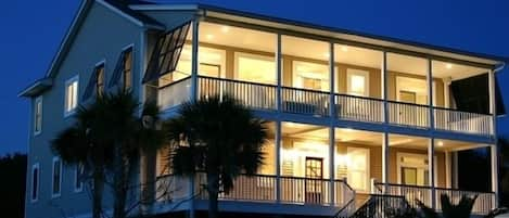 IOP Beach House at Night