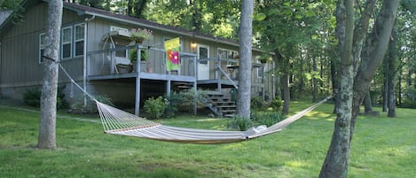 Great swing looking at river