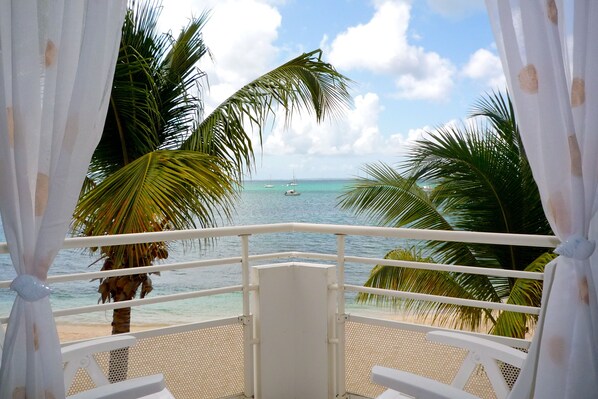 Direct ocean views from your balcony.