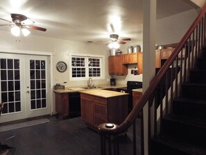 The kitchen 