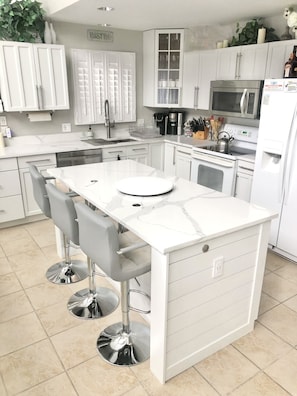 Newly Renovated Kitchen with all the modern conveniences for the family Chef!!