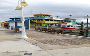 Clearwater Marina 7 minute walk from condo
