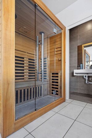 Sauna in Pool House