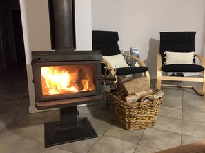 Enjoy the warmth on those chilly evenings by the fire.