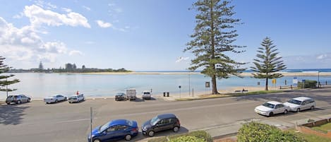 Perfect view across the channel from the balcony